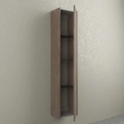 Mobile bagno colonna sospesa Mind 34x162x25 cm effetto legno