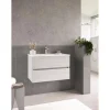 Mobile bagno con lavabo integrale sospeso Zeno 52x46x81 cm legno