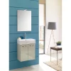 Mobile bagno lavabo sospeso Compobox 50x190x40 cm grigio nuvola