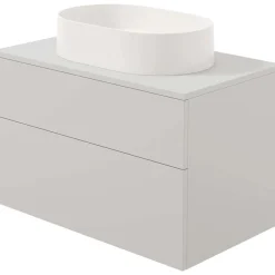 Mobile lavabo con lavabo granito Idrostile 800x520 mm cachemire