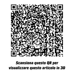 Mobile multiuso con vano portascope 195x80x37 cm bianco