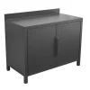 Modulo cucina ad ante con ripiano interno antracite