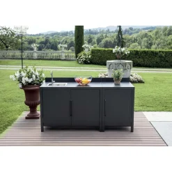 Modulo cucino lavabo antracite