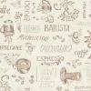 Mollettone D-c-fix stampato Padua 140 cm x 20 m Coffee al metro