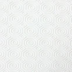 Mollettone stampato al metro disegno Bianco/Bianco H140x20 m