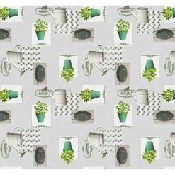 Mollettone stampato Padua D-c-fix Jardin Aromatique 140 cm x 20 m al metro