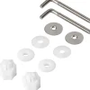 Montaggio tavoletta wc set baliv acciaio