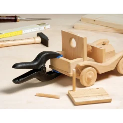 Morsetti a molla LUX-TOOLS Classic in plastica set 4 pz
