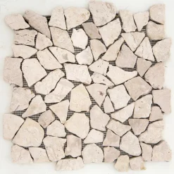 Mosaico decorativo Palladiana pietra bianca 30 cm x 30 cm