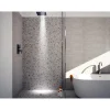 Mosaico Luserna Cipria cm 30x30 in pietra naturale e vetro