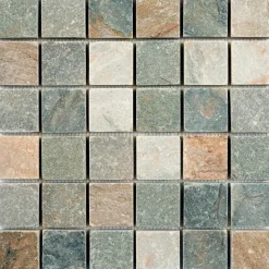 Mosaico Ocra cm 305x305 in pietra naturale