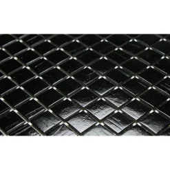 Mosaico pasta di vetro Silk STON nero