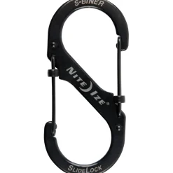 Moschettone doppio Nite Ize Slide Lock misura 2 nero