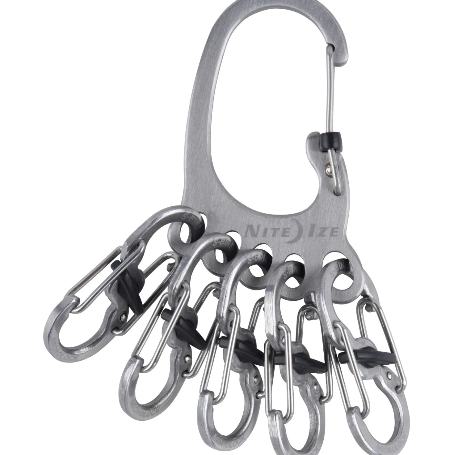 Moschettone Nite Ize BigFoot Locker KeyRack argento