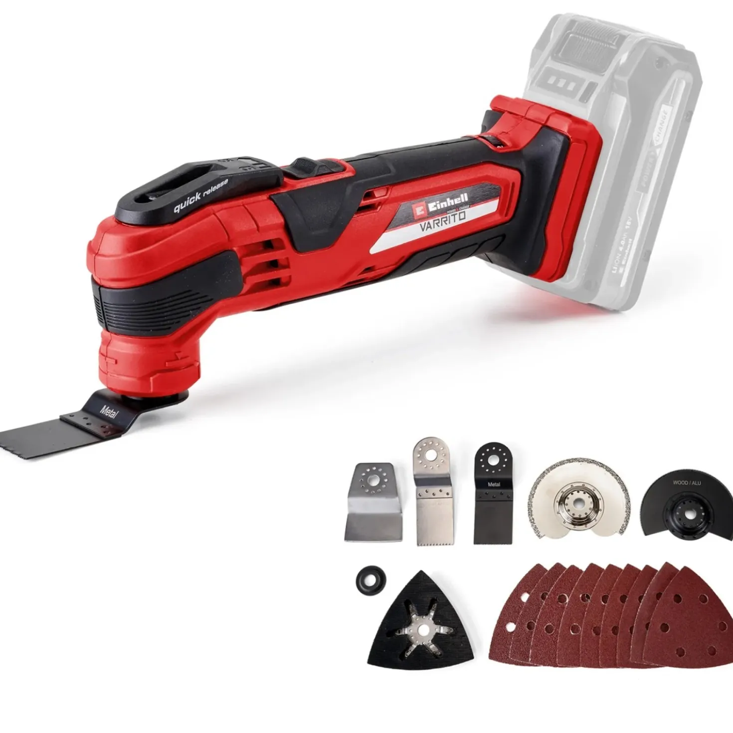 Multifunzione a batteria Einhell Varrito - Solo corpo macchina