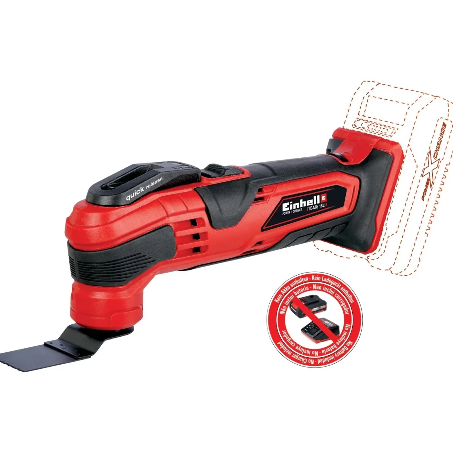 Multifunzione a batteria Einhell Varrito - Solo corpo macchina
