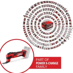 Multifunzione a batteria Einhell Varrito - Solo corpo macchina