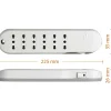 Multipresa 6 prese interruttore sicurezza Bticino 2.500 W 10/16A bianco