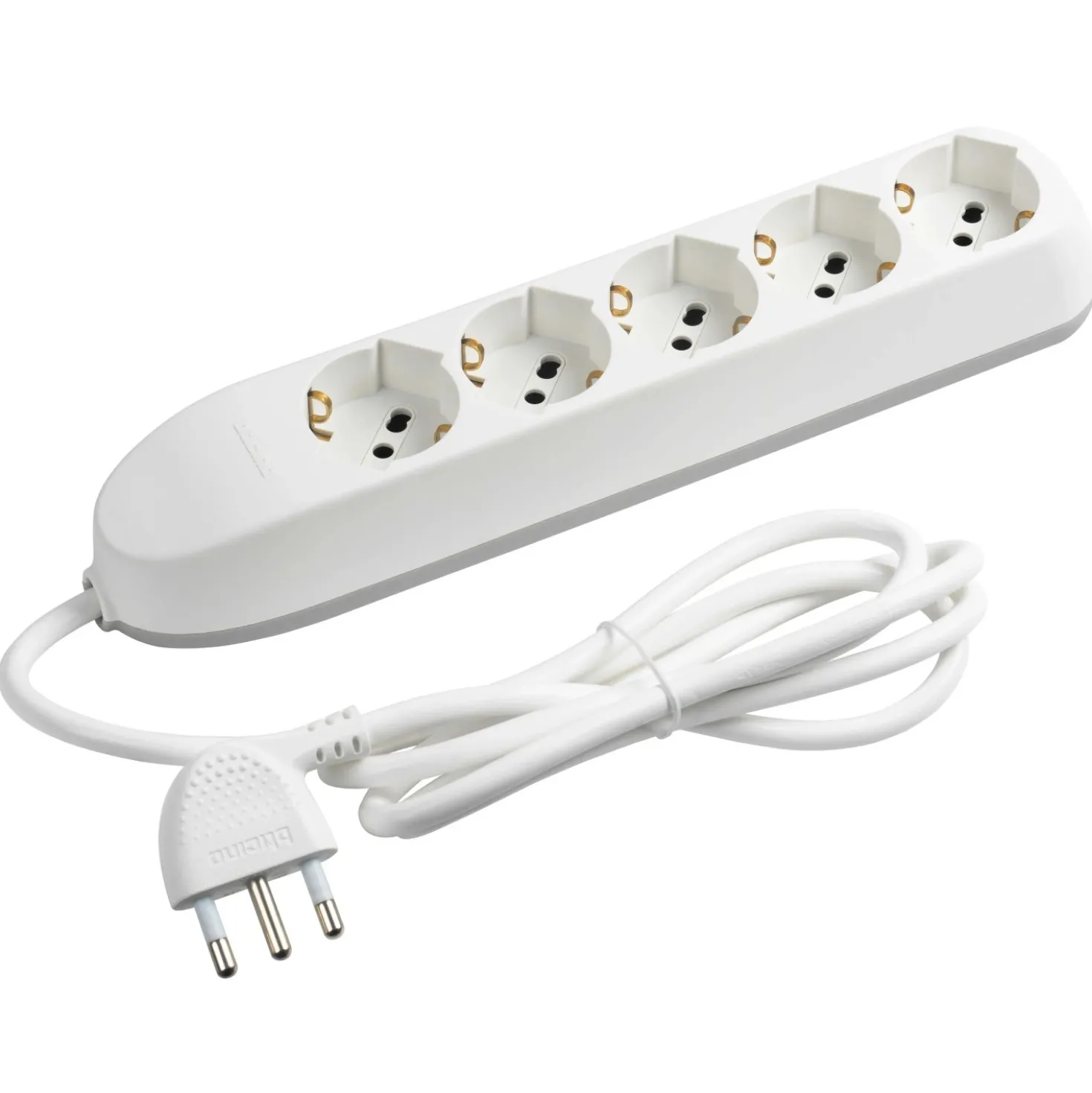 Multipresa 5 prese universali Bticino Poker 3.500 W bianco