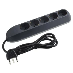Multipresa 5 prese universali Bticino Poker 3.500 W grigio