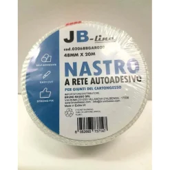 Nastro a rete coprigiunto autoadesivo in fibra di vetro 20 ml