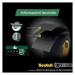 Nastro adesivo Scotch® Extremium™ All Weather 48 mm x 27 m nero