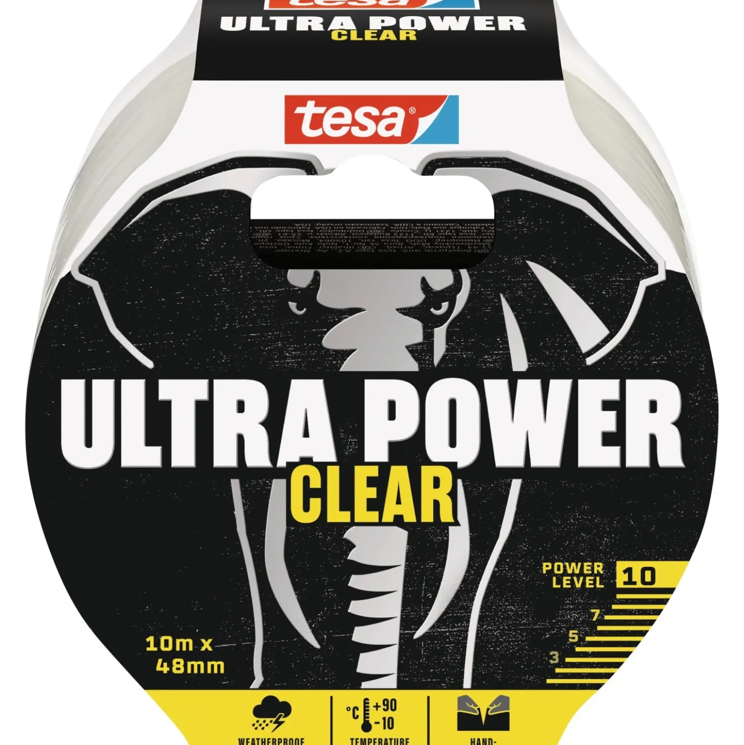 Nastro adesivo Tesa Ultra Power Clear 148 mm x 10 m trasparente
