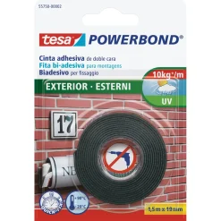 Nastro biadesivo per esterni Tesa 19 mm x 1,5 m