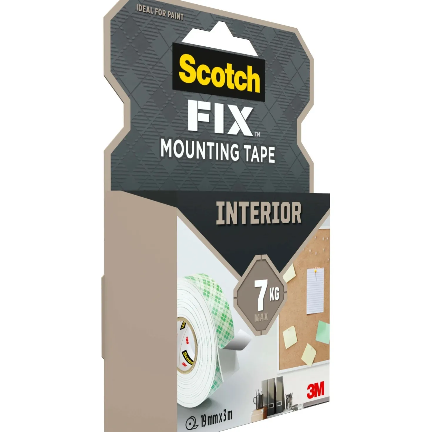 Nastro biadesivo per montaggio da interni Scotch-Fix 19 mm x 3 m