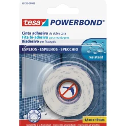Nastro biadesivo per specchi Tesa 19 mm x 1,5 m