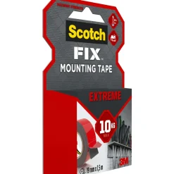 Nastro biadesivo permanente Scotch-Fix Extreme 19 mm x 1,5 m rosso