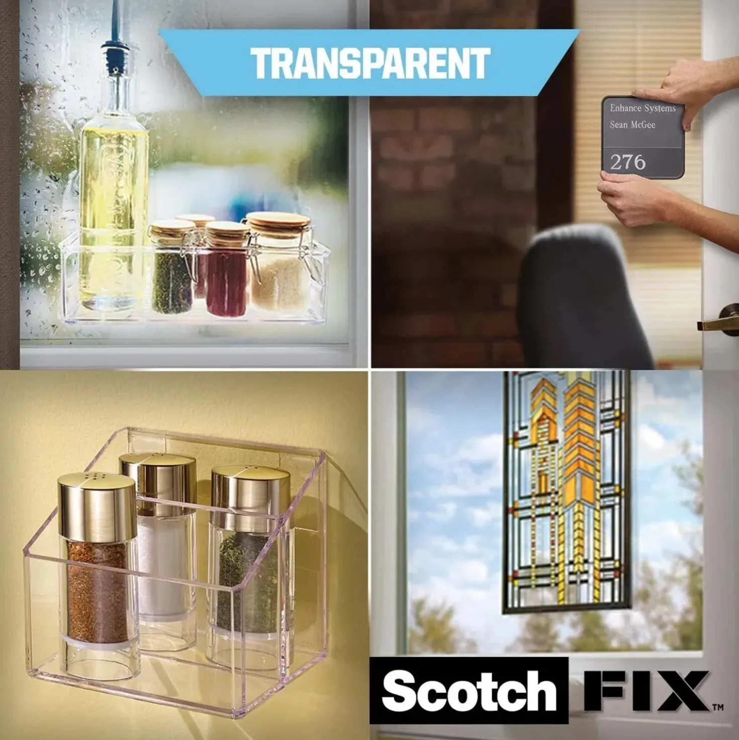 Nastro biadesivo permanente Scotch-Fix Extreme 19 mm x 1,5 m trasparente