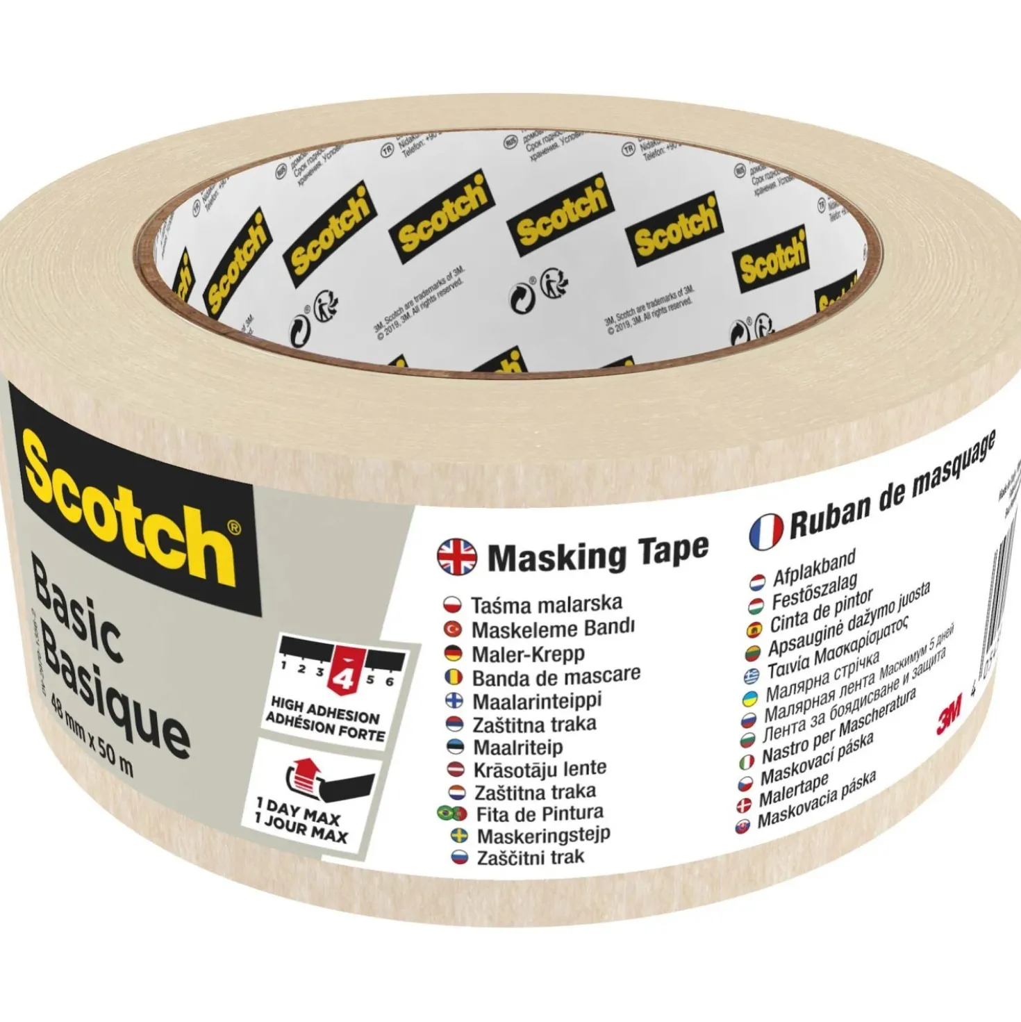 Nastro per mascheratura di base Scotch® 48 mm x 50 m beige