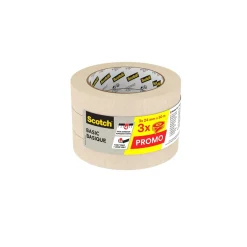 Nastro per mascheratura di base Scotch® 24 mm x 50 m 3 pz