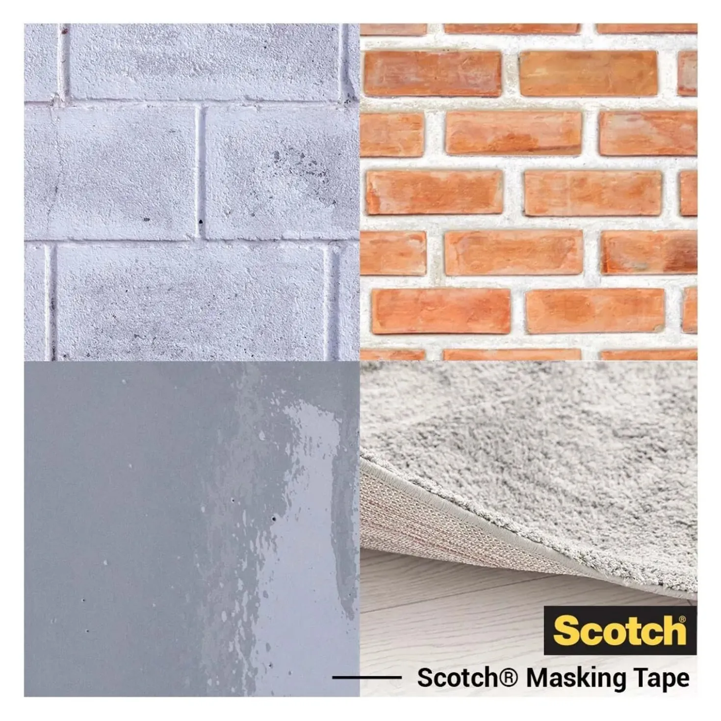 Nastro per mascheratura per superfici ruvide Scotch® 36 mm x 41 m