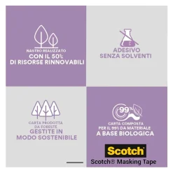 Nastro per mascheratura per superfici delicate Scotch® 41 mm x 41 m