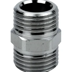 Nipple in ottone cromato 3/8`` MM