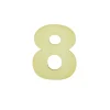 Numero 8 decorativo in legno 12 cm
