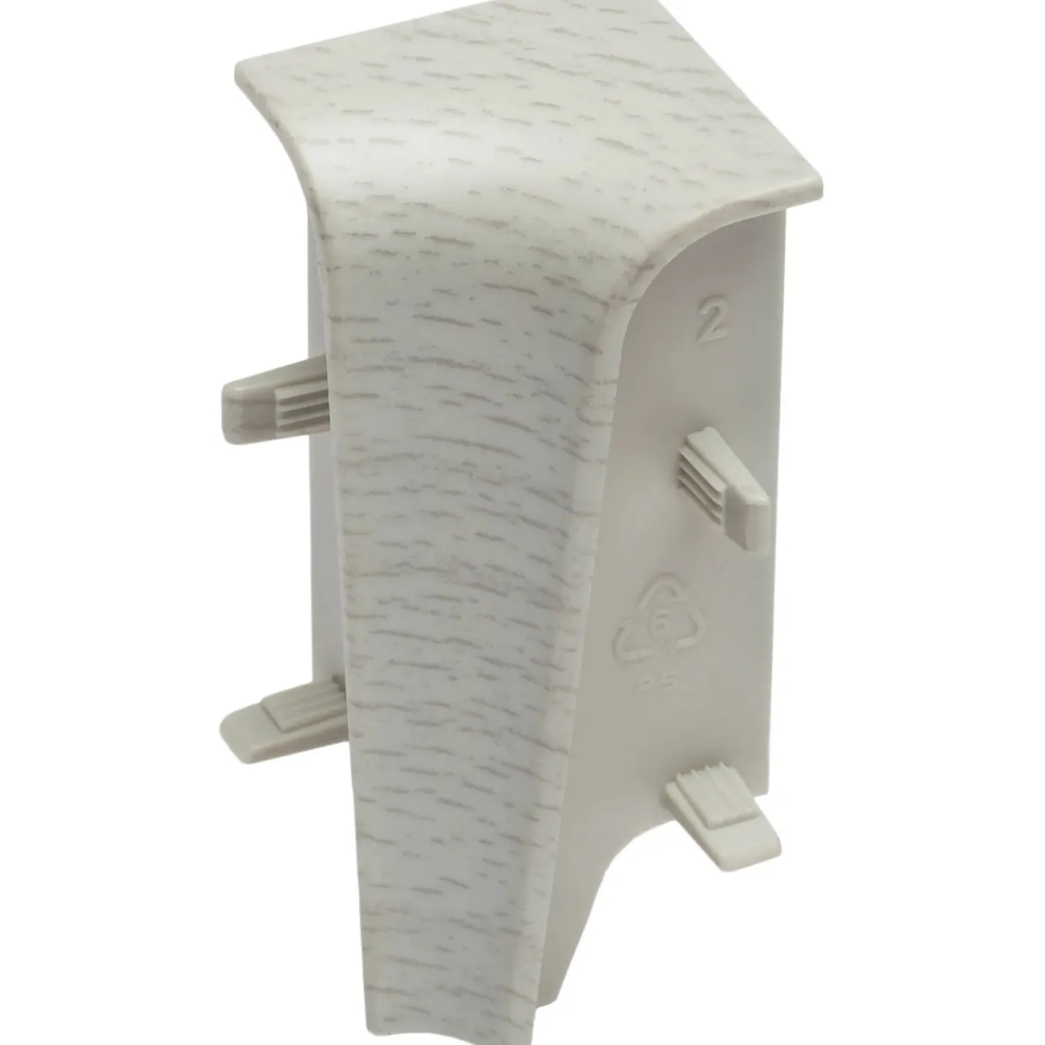 OBI angolo interno per battiscopa in faggio grigio 2 pz