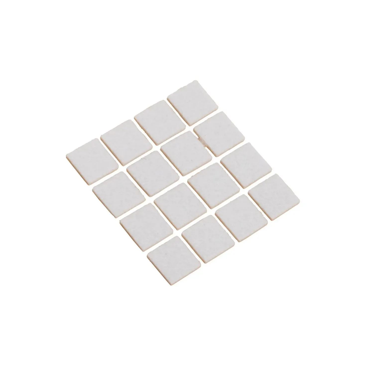 OBI feltrini autoadesivi 22 mm x 22 mm bianco 16 pz