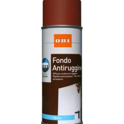 OBI fondo spray antiruggine opaco rosso bruno 400 ml