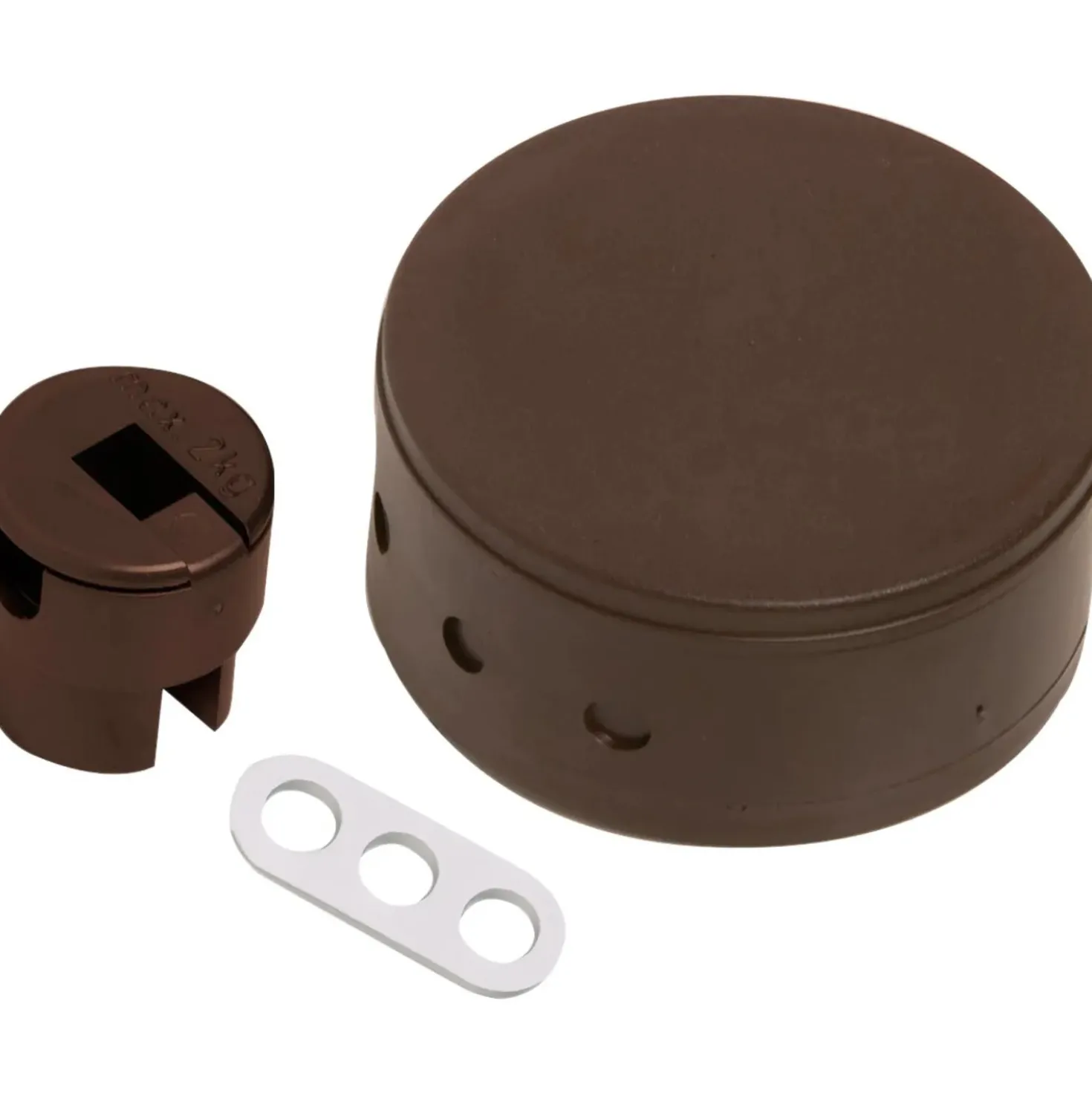 OBI set di tappi per ripartitore per punto luce Ø 70 mm marrone