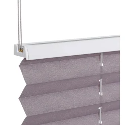 OBI Tessuto plissettato controventato Milena 120 cm x 130 cm grigio
