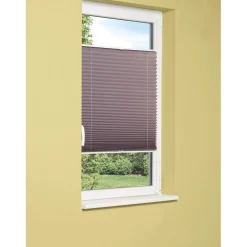 OBI Tessuto plissettato controventato Milena 120 cm x 130 cm grigio
