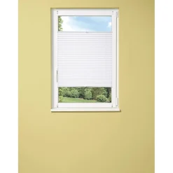 OBI Tessuto plissettato controventato Milena 120 cm x 130 cm bianco