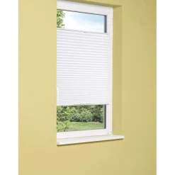 OBI Tessuto plissettato controventato Milena 105 cm x 130 cm bianco