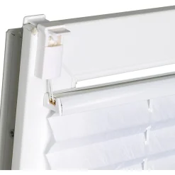 OBI Tessuto plissettato controventato Milena 105 cm x 130 cm bianco