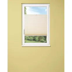OBI Tessuto plissettato controventato Milena 120 cm x 130 cm beige