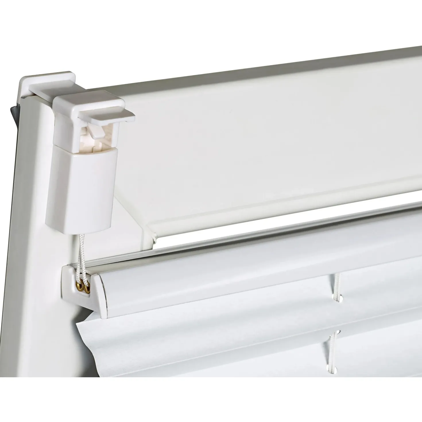 OBI Tessuto plissettato termico controventato Tona 105 cm x 130 cm bianco