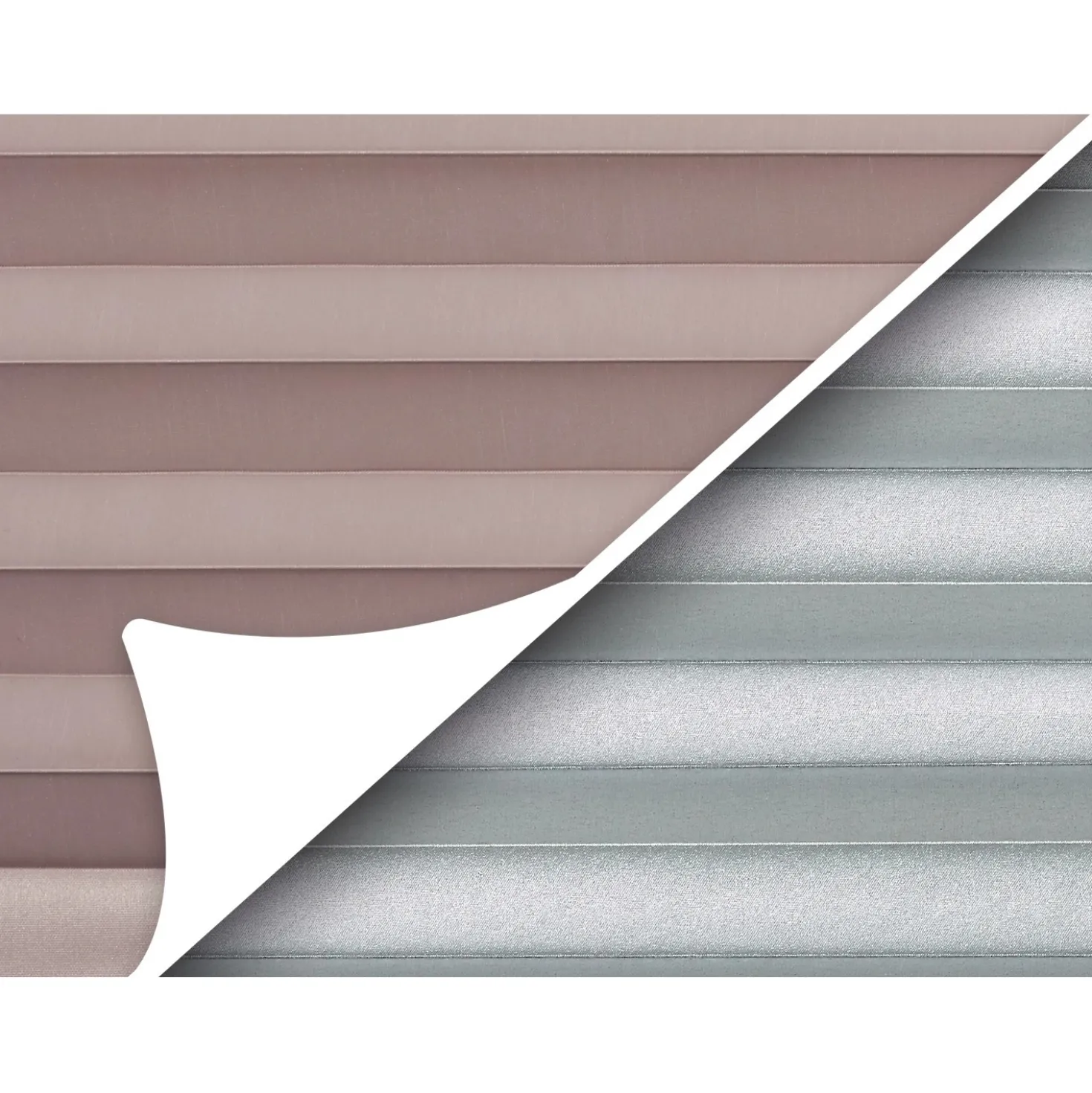 OBI Tessuto plissettato termico controventato Tona 105 cm x 130 cm grigio